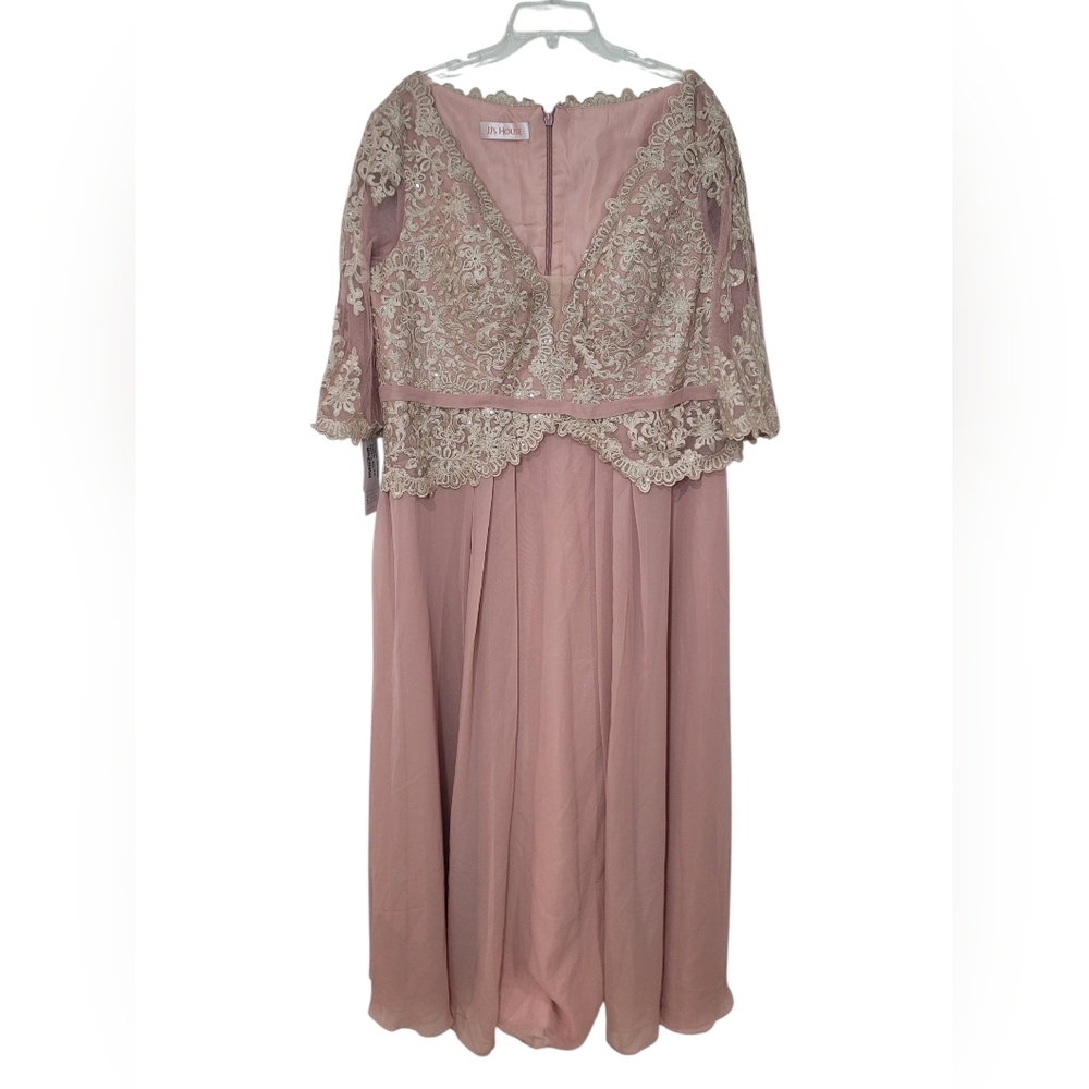 JJs House Dust Rose Lace Dress NWT 22W